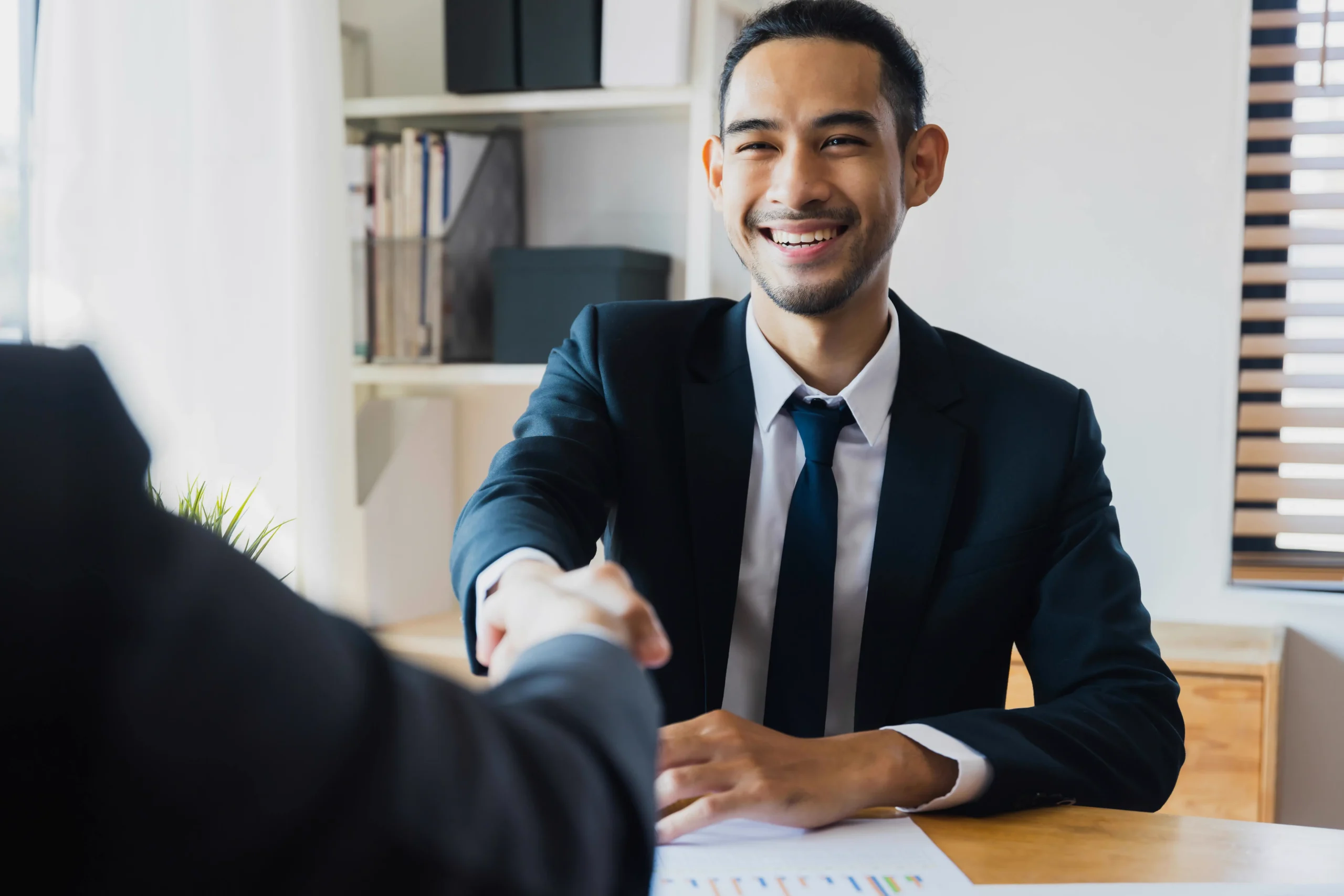 Financial professionals working with secure technology systems.
